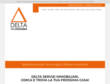 Tablet Screenshot of agenziadelta.com